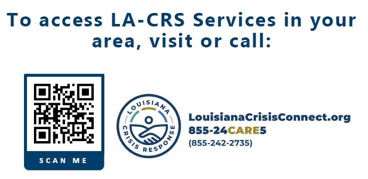 LA Crisis Connect QR Code and website linked image
