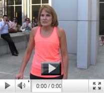 Kathy Kliebert takes the ALS Ice Bucket Challenge