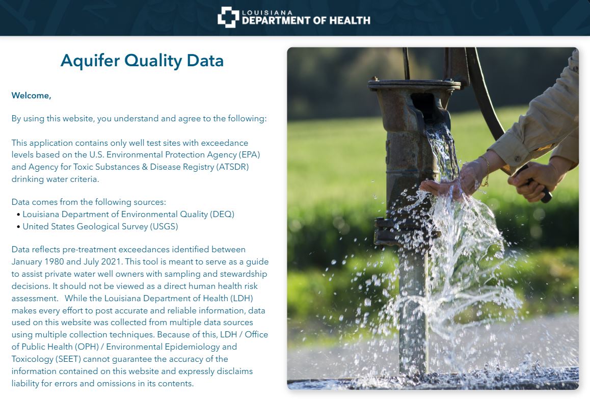 Aquifer Quality Data